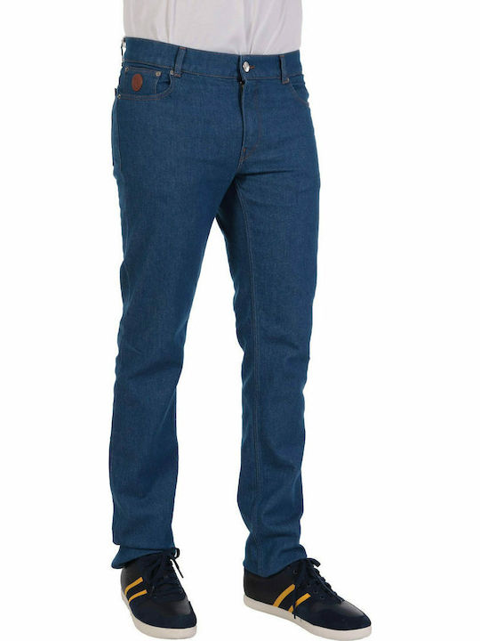 Men's Jeans Pants with Slim Tapered Fit Blue