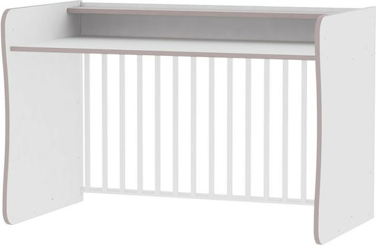 Lorelli Babybett Multifunktional Minimax White & Cappuccino für Matratze 60x120cm