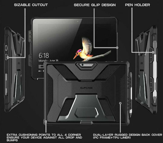 Supcase Unicorn Beetle Pro Rugged Back Cover Μαύρη