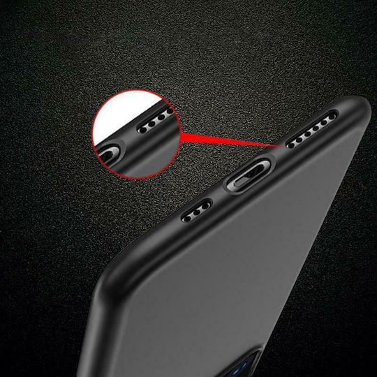 Hurtel Soft Back Cover Σιλικόνης Μαύρο (Galaxy A02s)