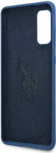 U.S. Polo Assn. Silicone Collection Back Cover Silicon Albastru marin (Galaxy S20)