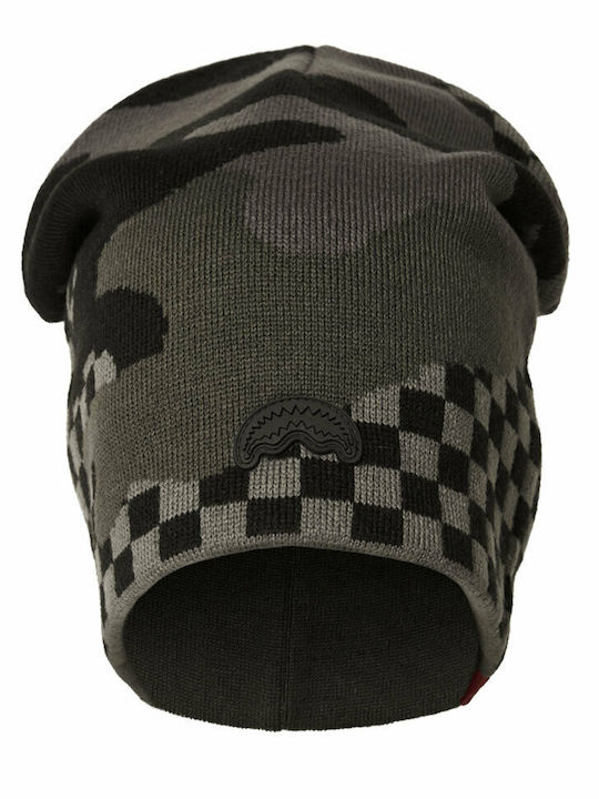 Never Sleep Beanie Beanie Knitted in Gray color