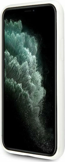 U.S. Polo Assn. Tricolor Blurred Cover Задна корица Пластмаса Бял (iPhone 11 Pro Max)