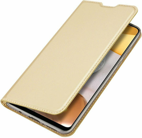 Dux Ducis Skin Pro Book Δερματίνης Χρυσό (Galaxy A42)