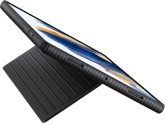 Samsung Protective Standing Cover Back Cover Μαύρη (Galaxy Tab A8)