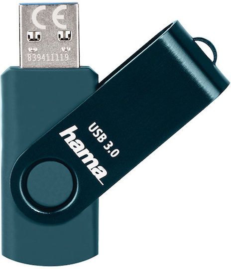 HAMA Rotate 32GB USB 3.0 Stick Albastru
