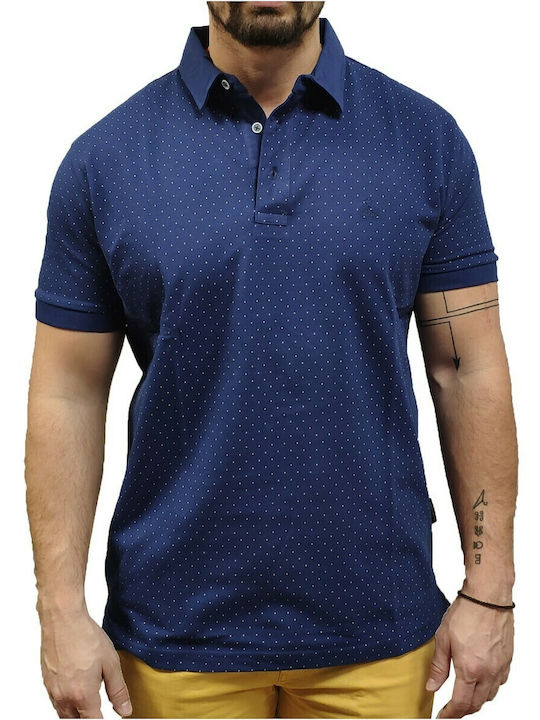 Polo Short Sleeve Navy Blue Blouse