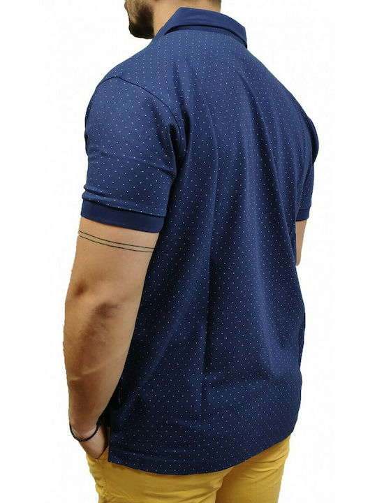 Visconti Ανδρικό T-shirt Polo Navy Μπλε