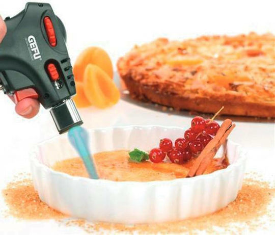 Gefu Kitchen Torch with Security Lock & Temperature Setting Carmello Black 35360