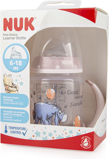 Nuk First Choice Disney Educational Sippy Cup Plastic with Handles Pink for 6m+m+ 150ml