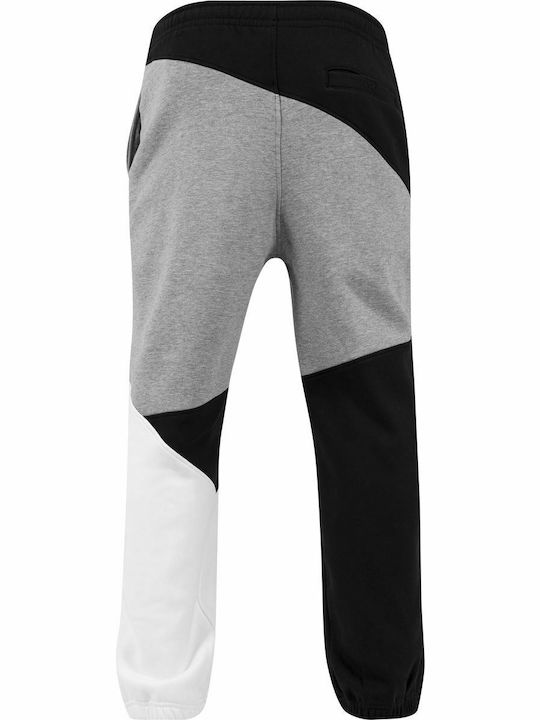 Zig Zag Sweatpants without Elastic Black / Grey / White