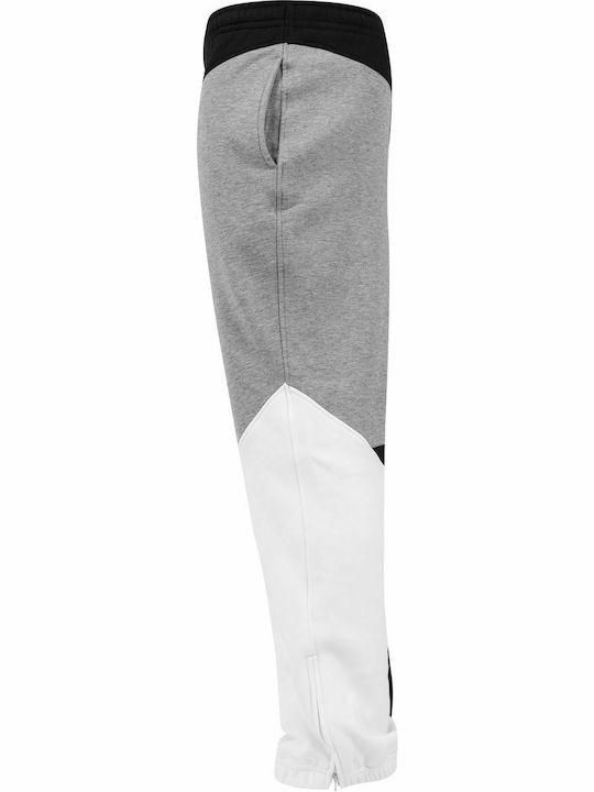 Zig Zag Sweatpants without Elastic Black / Grey / White