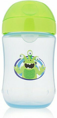 Dr. Brown's Educational Sippy Cup Plastic Green for 9m+m+ 270ml TC 91001