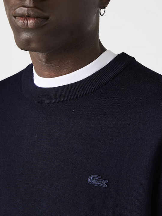 Langarm-Pullover Marineblau