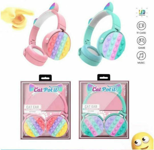 CT-950 Kabellose Bluetooth Am Ohr Kopfhörer mit 18 Stunden Betriebszeit Rosa