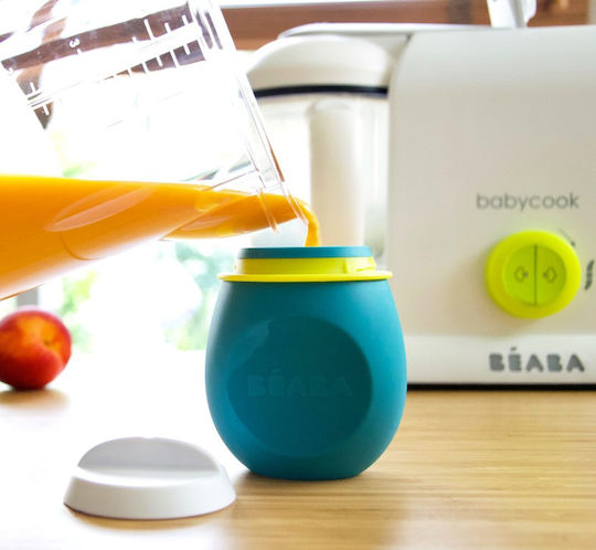 Beaba Εκπαιδευτικό Ποτηράκι Babysquez 2 σε 1 Blue