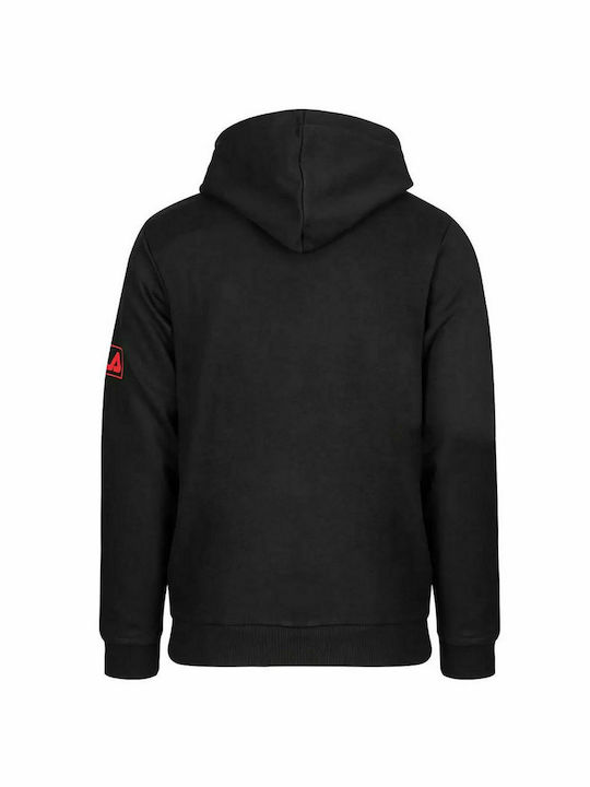 Fila Preston Men's Sweatshirt with Hood and Pockets Black