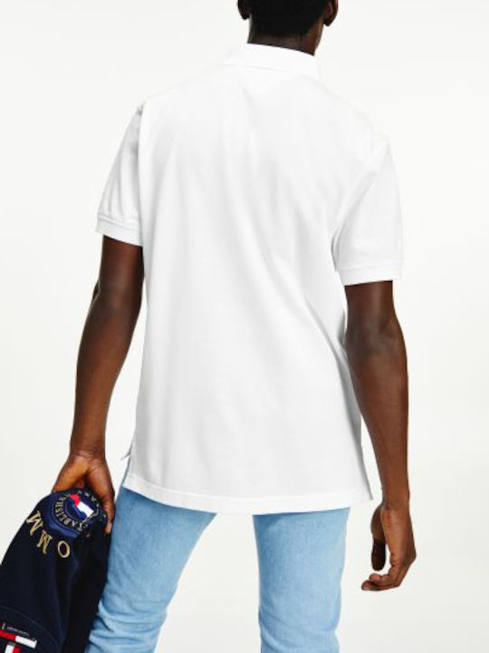 Tommy Hilfiger Ανδρικό T-shirt Κοντομάνικο Polo Λευκό