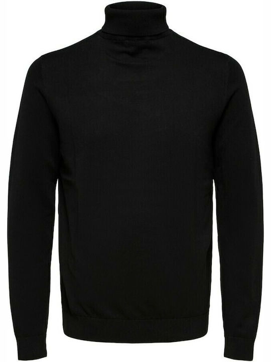 Langarm-Pullover Schwarz