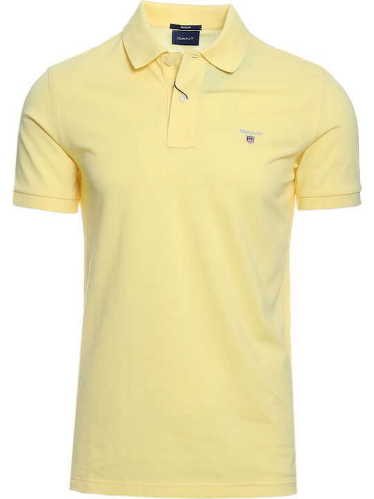 Gant Men's Short Sleeve Blouse Polo Yellow