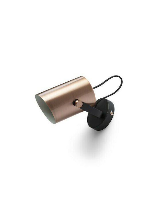 Rendl Light Studio Haren Single Spot with Socket E27 in Copper Color