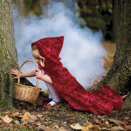 Little Red Riding Hood Carnival Cape Red 1pcs