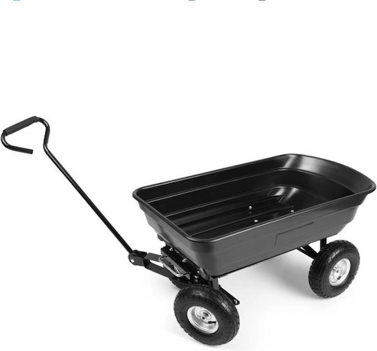 Dump Cart & Trailer Garden Cart Plastic Four-wheel 75lt