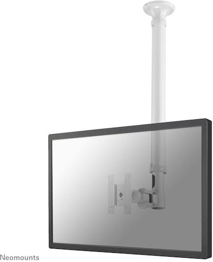 Newstar FPMA-C100WHITE Suport TV Plafon cu braț până la 30" și 12kg
