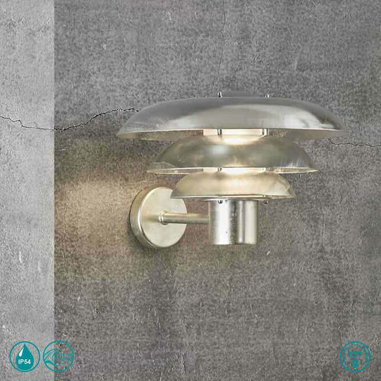 Nordlux Kurnos 35 Lumină de exterior cu abajur montată pe perete E27 IP54 35x23.7εκ.