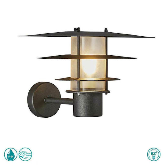 Nordlux Bastia 35 Lumină de exterior cu abajur montată pe perete E27 IP54 38.6x24.3εκ.