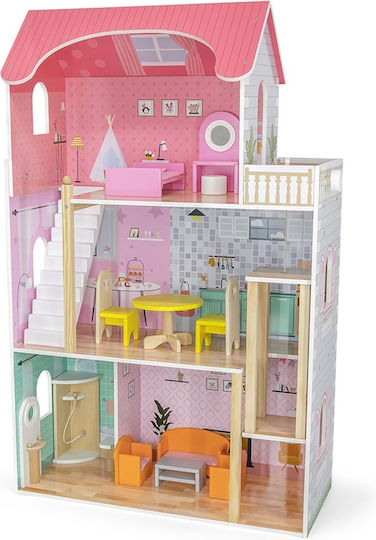 Viga Toys Big Fancy Ξύλινο Κουκλόσπιτο