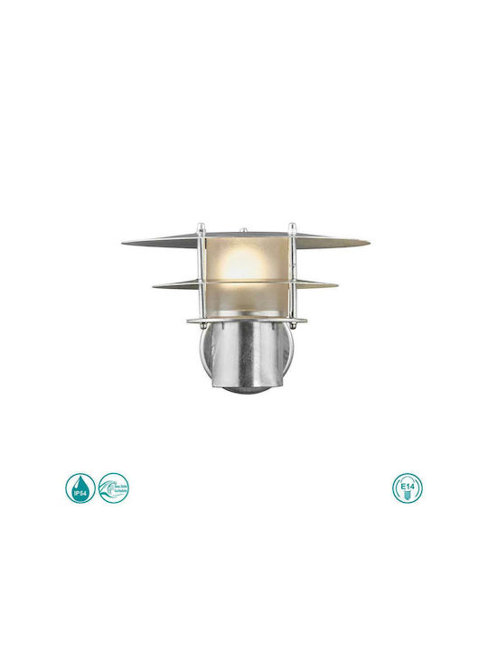 Nordlux Bastia 24 Wall-Mounted Outdoor Hat Light E14 IP54 27.6x17.6εκ.