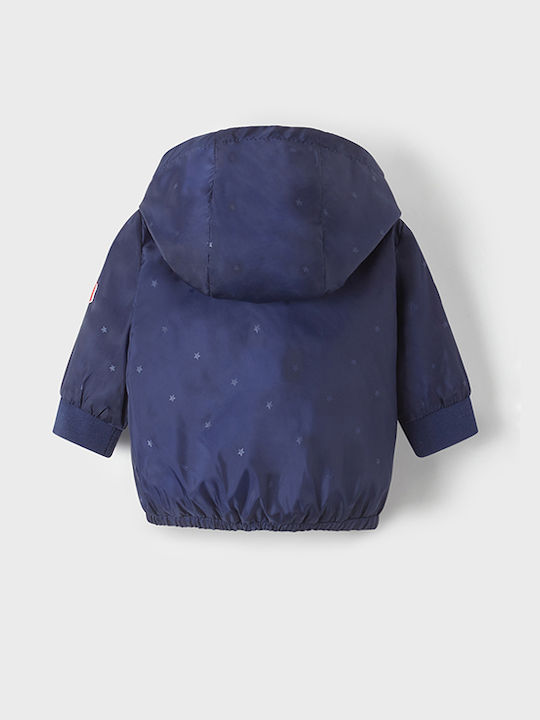 Ecofriends Kids Sports Short Windproof Double Sided Hooded Blue