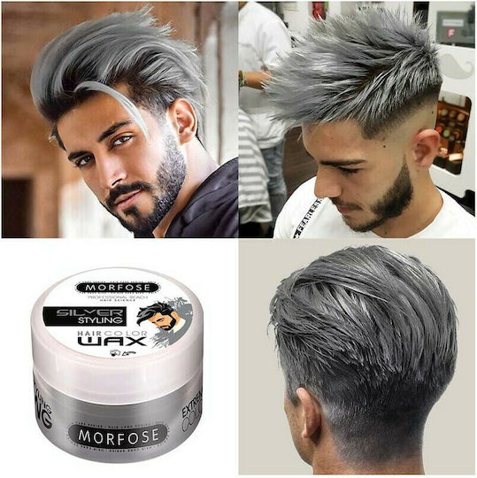Morfose Hair Color Wax Wachs Silber