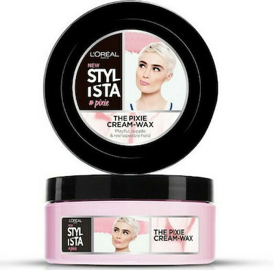 L'Oreal Paris Stylista Pixie Cream Short Hair Styling Wax Lumânare 75ml