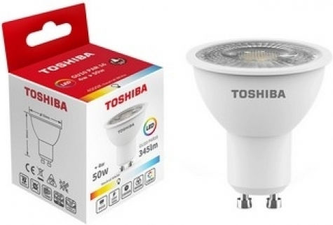Toshiba Λάμπα LED 4W για Ντουί GU10 και Σχήμα PAR16 Φυσικό Λευκό 345lm