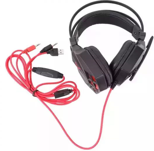 Maxlife MXGH-200 Über Ohr Gaming-Headset mit Verbindung 2x3,5mm / USB Schwarz