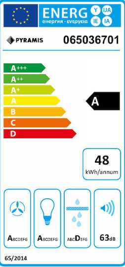 Pyramis Plus Mecanism de Absorbție 55cm Inox