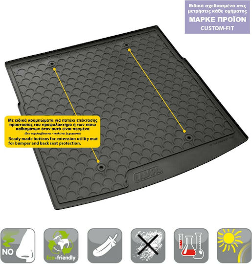 Lampa Trunk Mat Tray Type for Renault Captur 2013 Black