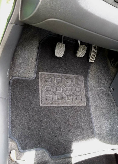 Cik Σετ Μπροστινά και Πίσω Πατάκια 4τμχ για Opel Agila Suzuki Splash Μαύρα