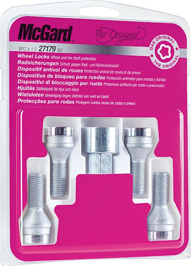 Lampa Security Bolts Ultra Hight Security Conical M12x1.5mm 4pcs