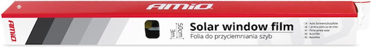 AMiO Car Sun Protection Film for Car Windows 60% Tinted Light Black 300x50cm