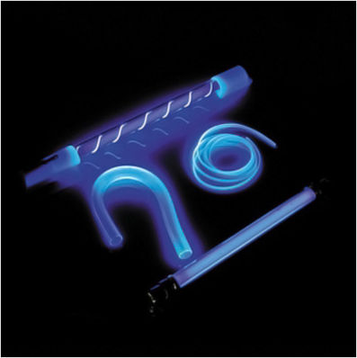 Lampa Car Decoration Reflective Spiral 210x130x22 in Blue Color