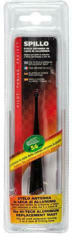 Lampa Car Antenna Roof Spillo Threaded 10cm for Radio in Black Color