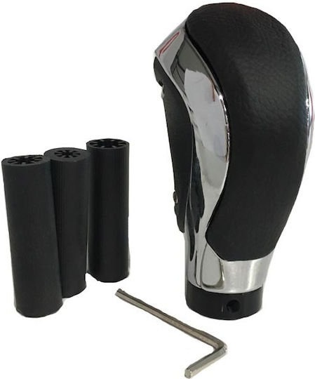 Auto Gs Ovaler Schaltknauf Universal Schwarz