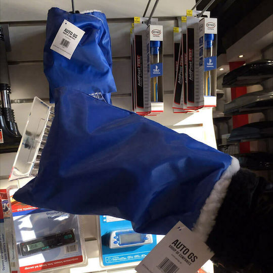 Auto Gs Auto-Eiskratzer Mit Handschuh in Blau Farbe