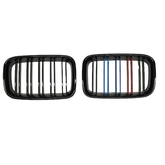 Carner Καρδιές BMW 3 E36 M4 Look Pre-Facelift 1990-1996 Gloss Black Tri-color