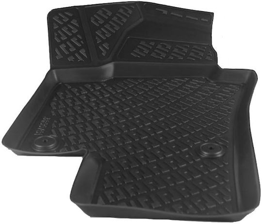 Rizline Set of Front and Rear Mats 4pcs Tray Type for Volkswagen Arteon 2017 Black