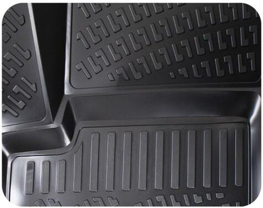 Rizline Set of Front and Rear Mats 4pcs Tray Type for Hyundai i20 2008-2014 Black