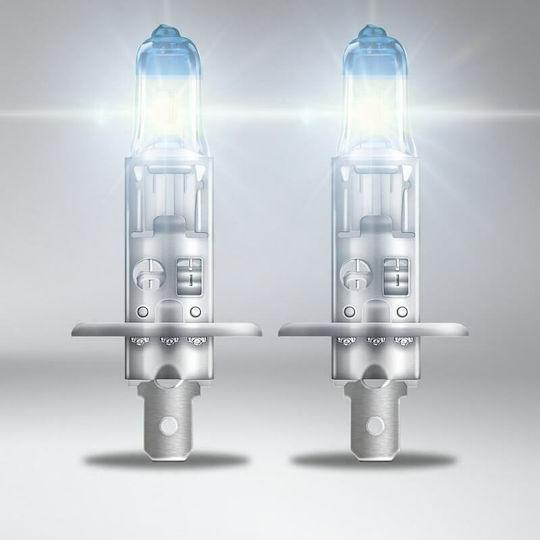 Osram Lamps Car Night Breaker Laser +150% H1 Halogen 12V 55W 2pcs